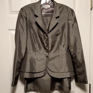 Emily Satin Skirtsuit